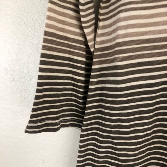 Anthropologie striped beaded arround neck neutral brown size XS. New with tags - Picture 4 of 7